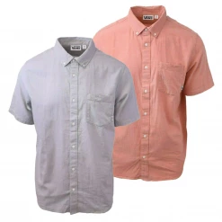 Spotted Clothing Vans Off The Wall Men's Mini-Hex S/S Woven Shirt