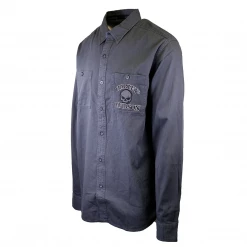 Spotted Clothing Harley-Davidson Men's 115 Grey Skull L/S Woven (No Main Label)