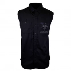 Spotted Clothing Harley-Davidson Men's Charcoal Skull Sleeveless Vest (No Main Label)
